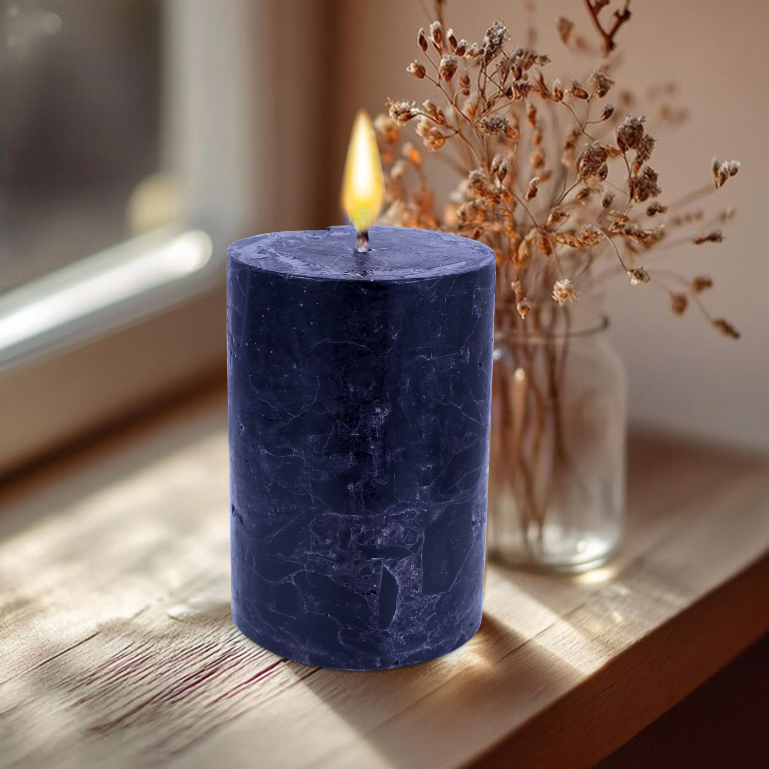 Crystal Pillar onyx Black (M)