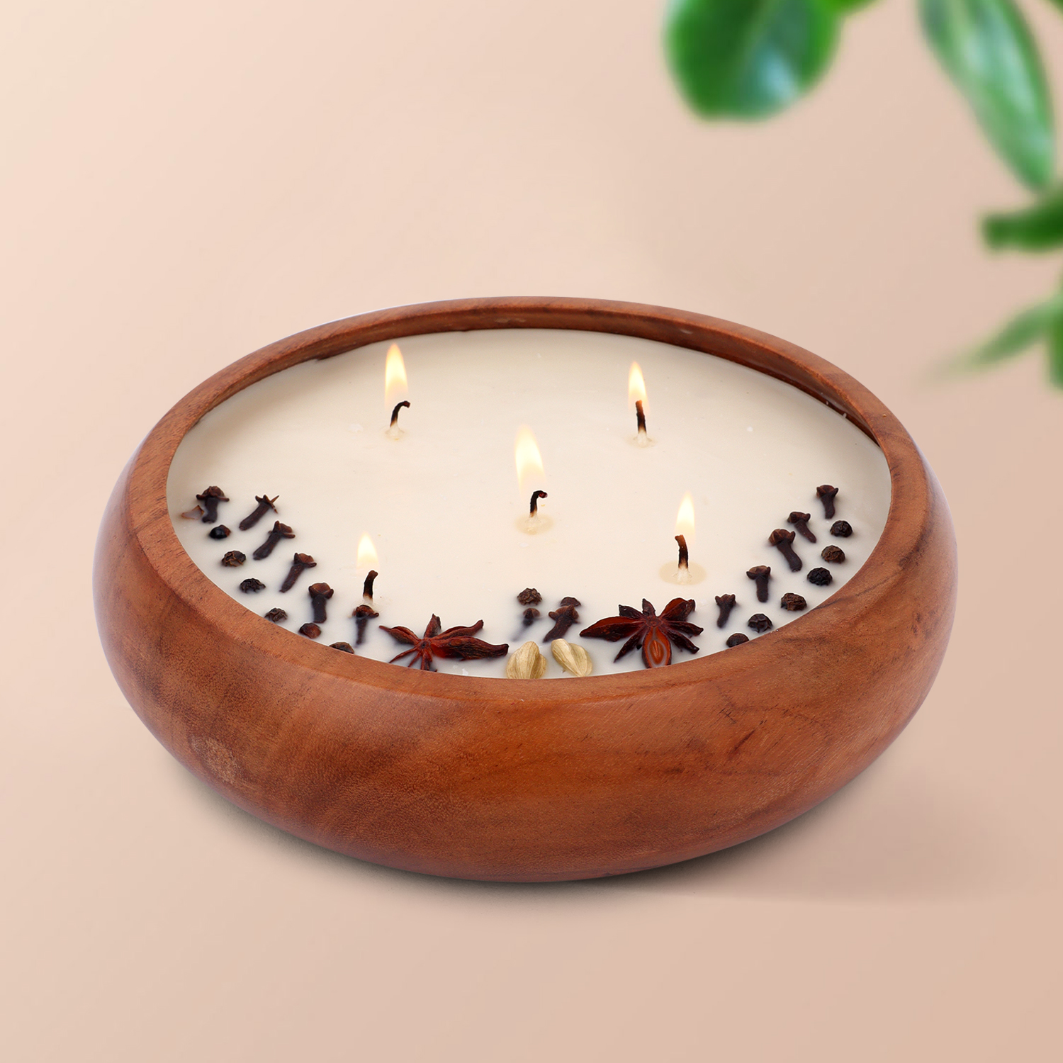 Wooden Urli Multi wick