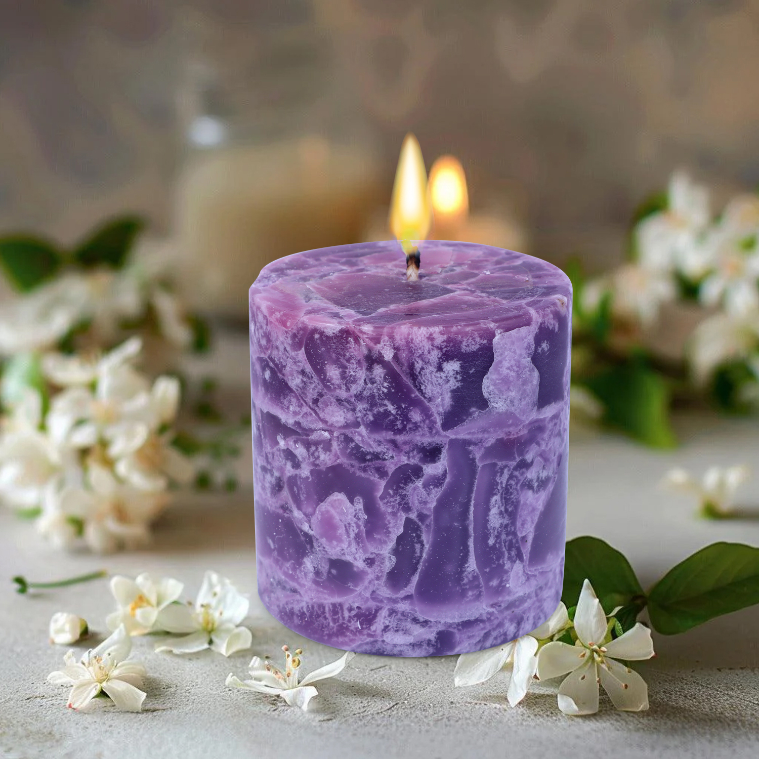 Crystal Pillar Amethyst Purple (S)