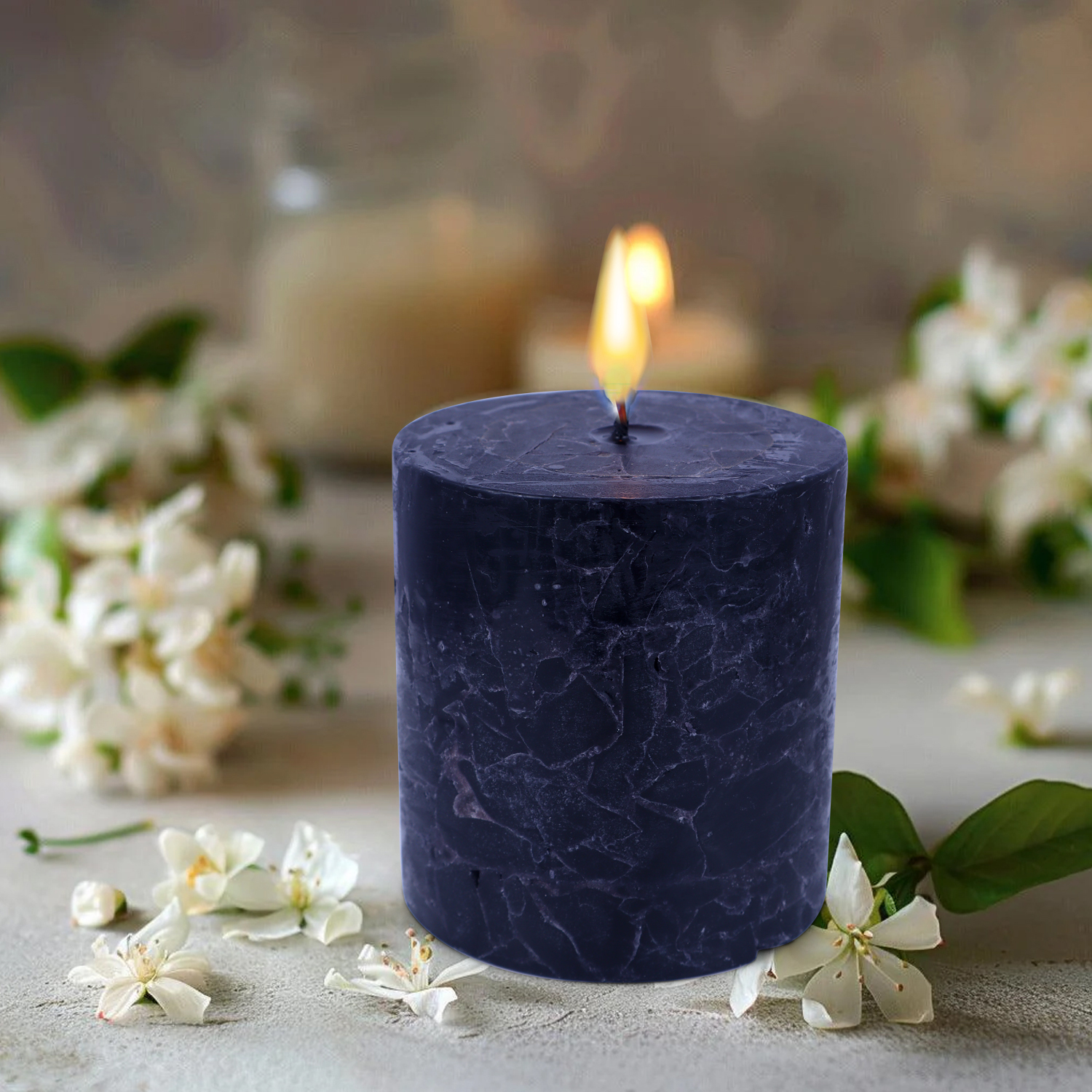 Crystal Pillar onyx Black (S)