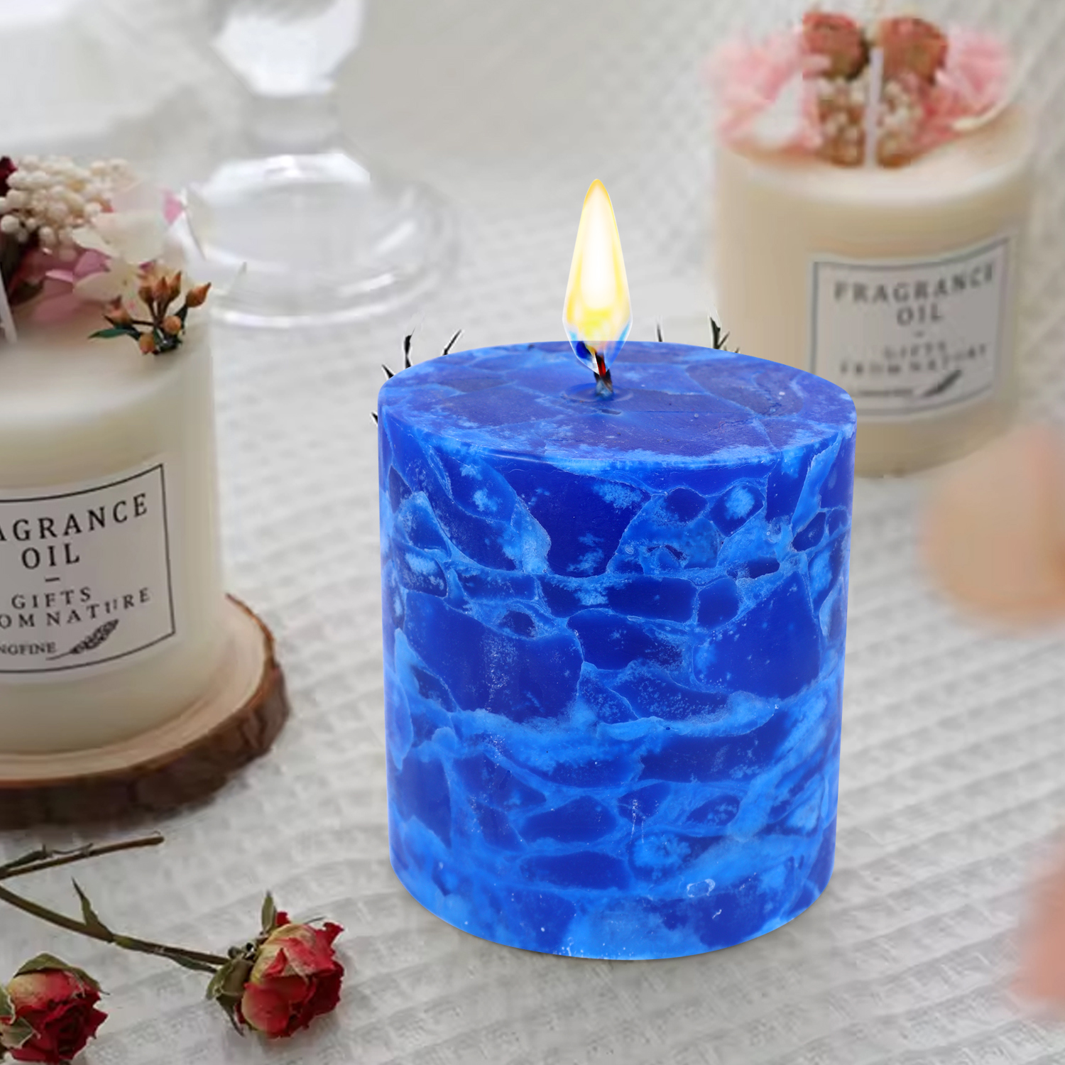 Crystal Pillar Lapis Lazuli Blue (S)