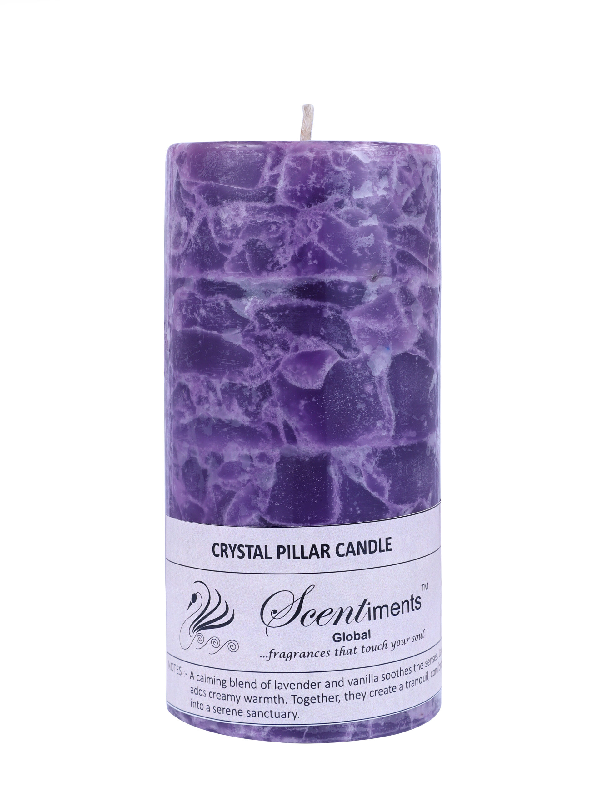 Crystal Pillar Amethyst Purple (L)