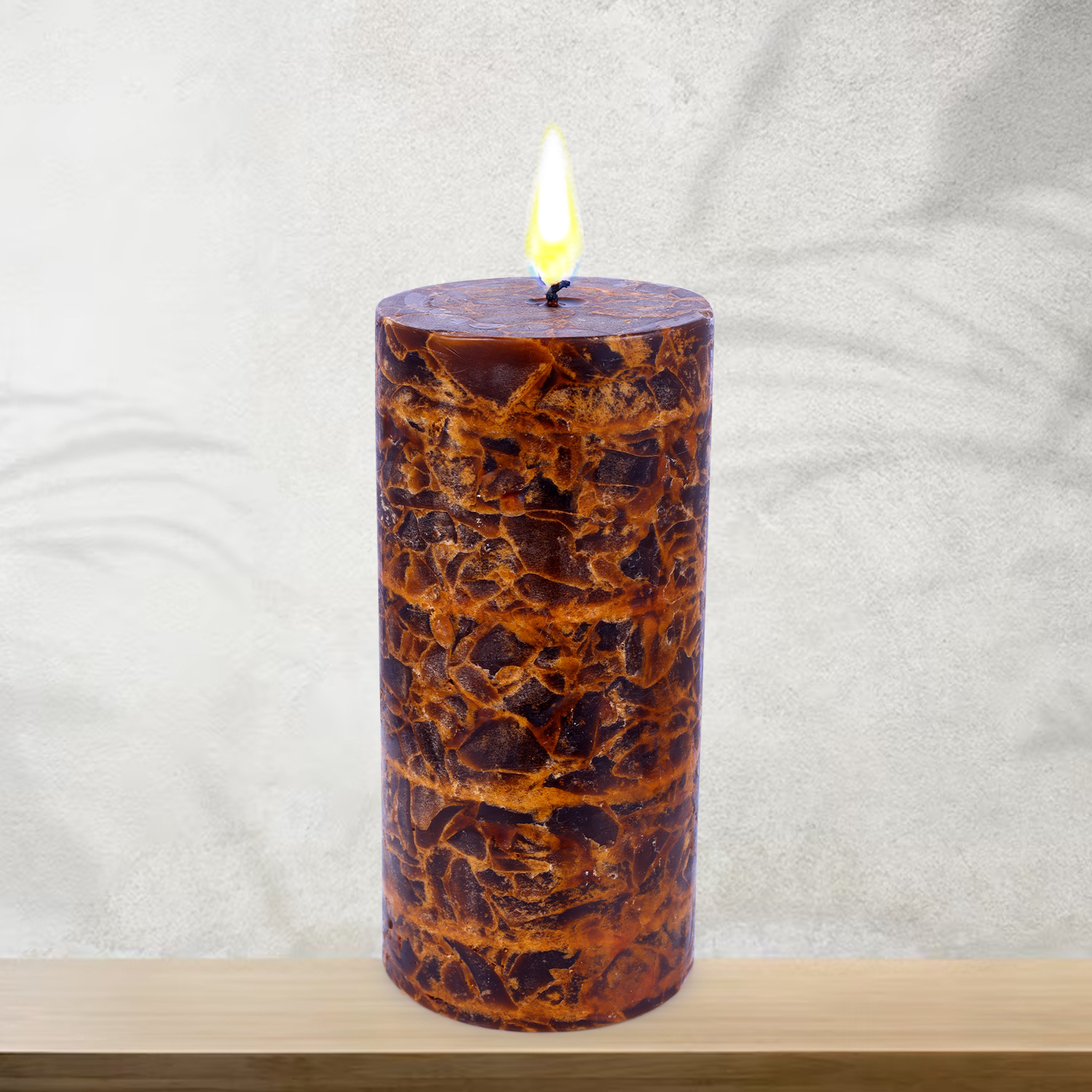 Crystal Pillar Tiger eye Brown (L)