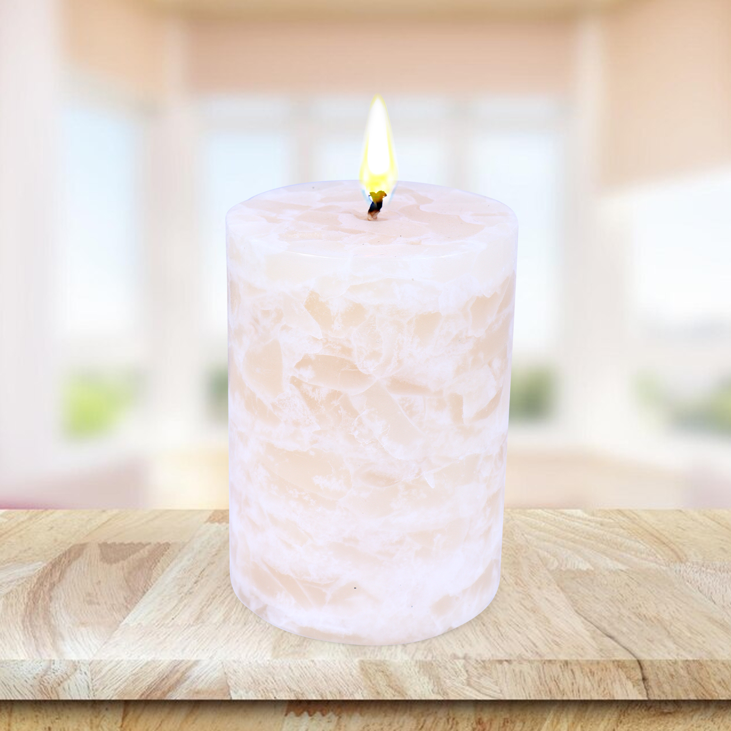 Cystal Pillar White Moon stone (M)