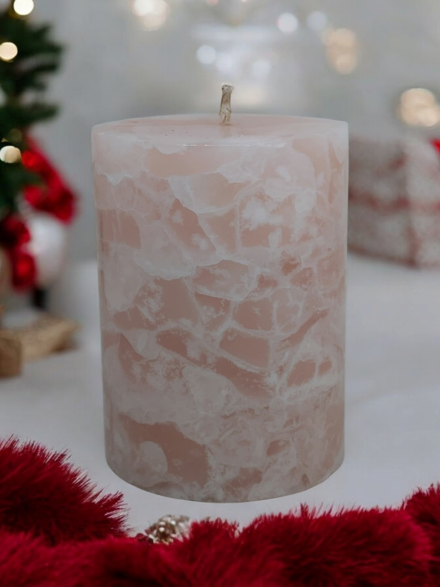 Crystal Pillar Rose Quartz Pink (M)